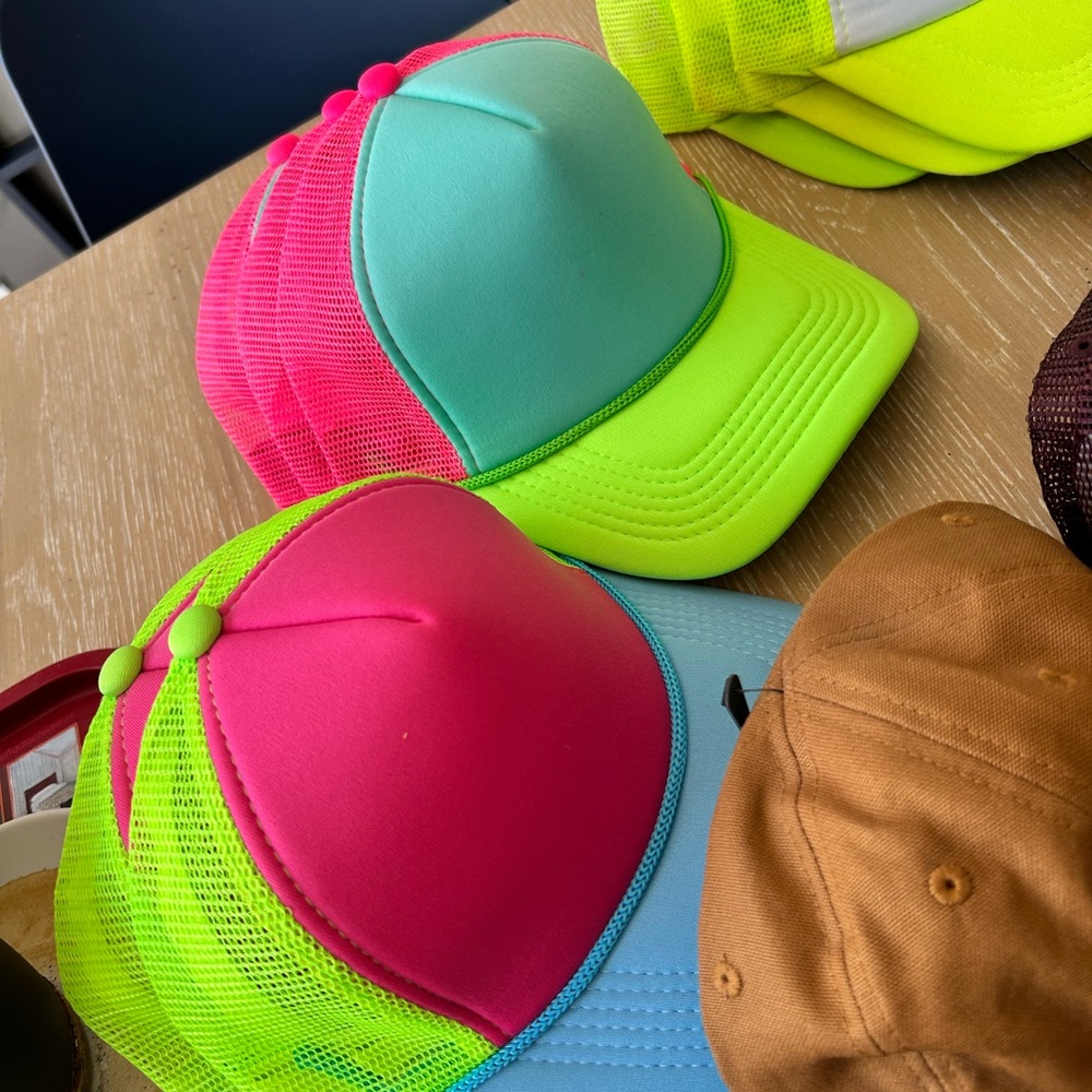 OTTO Trucker Hats in Bold Colors PERFECT FOR HAT BAR! - Picture 4 of 5